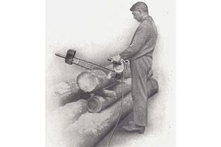 1930: Az első egyemberes motorfűrész